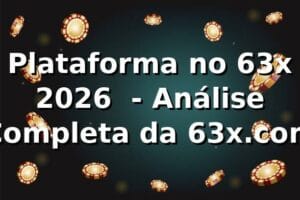 Plataforma no 63x 2026 🚀 - Análise Completa da 63x.com